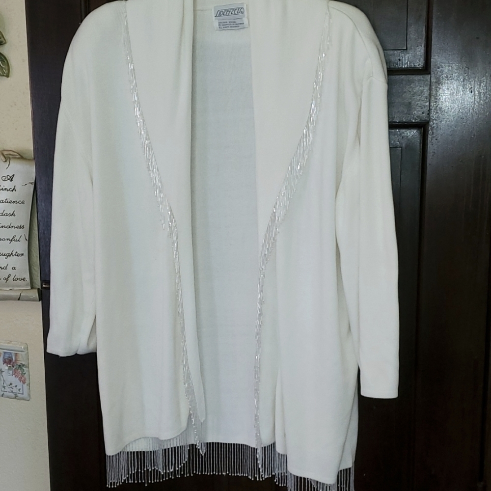 #29 Cream Sweater w/ Beading